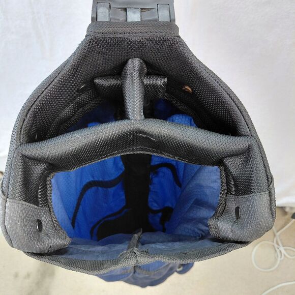 VTG PING MOON-LITE Golf Bag Blue 3 Way Karsten Sunday Range Travel John Wooden - Picture 12 of 12